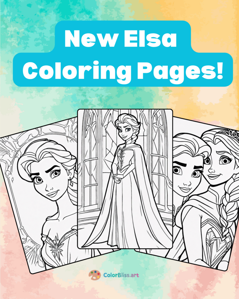 60 Elsa Coloring Pages