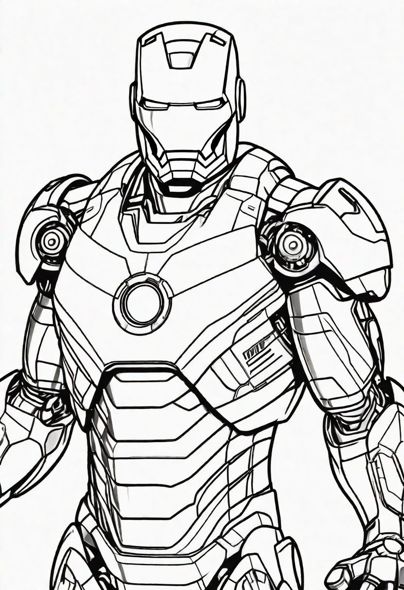 10 Avengers Coloring Pages Featuring Iron Man to Download