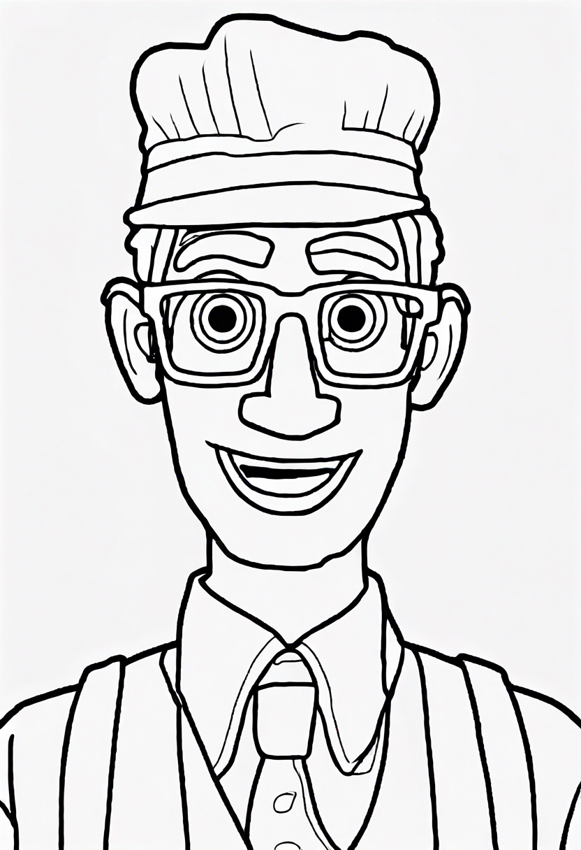 1 Blippi Coloring Pages | ColorBliss