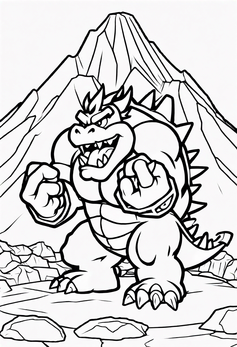 19 Bowser Coloring Pages | ColorBliss.art