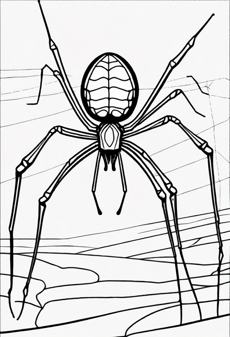 Daddy Long Legs Spider | ColorBliss.art