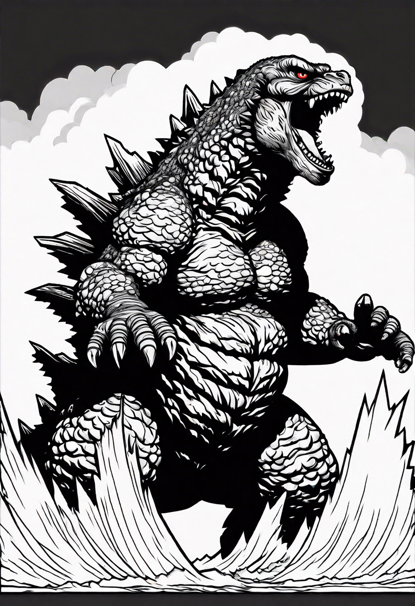 8 Godzilla Coloring Pages | ColorBliss.art