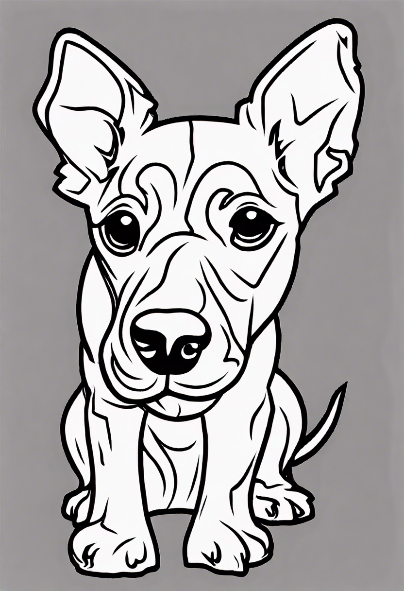 1 Puppy Coloring Pages | ColorBliss