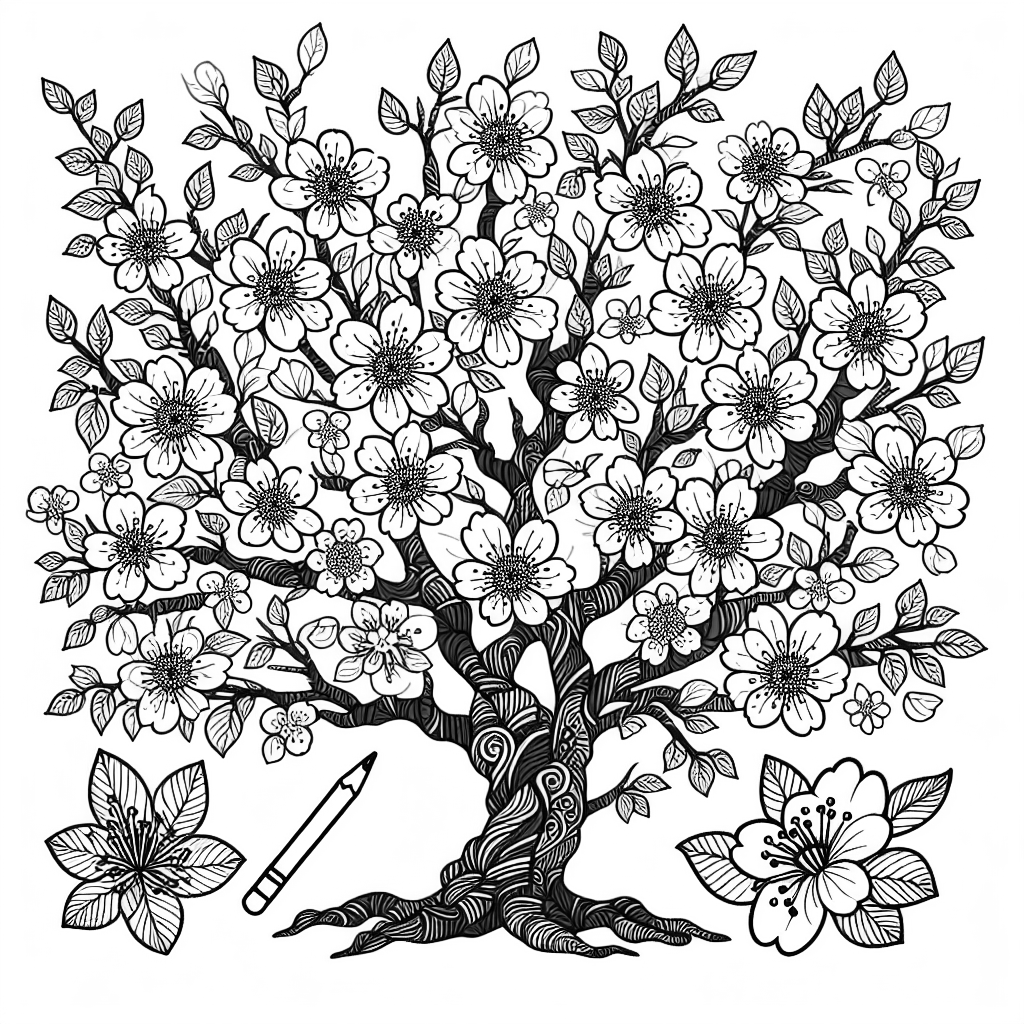 12 Flower Coloring Pages | ColorBliss