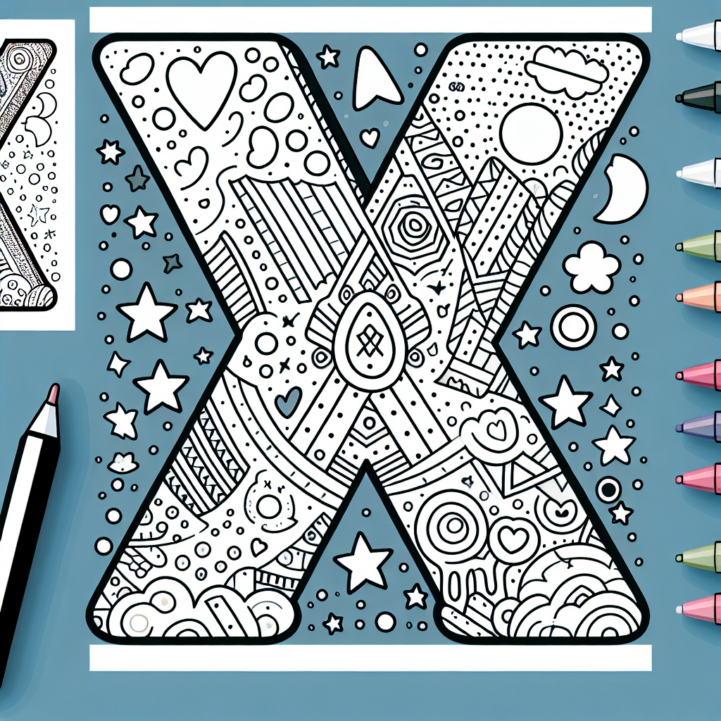 26 Letters of the Alphabet Coloring Pages | ColorBliss