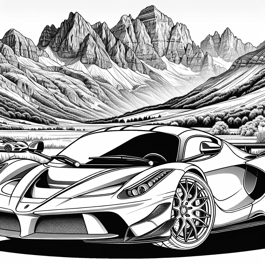 11 Lamborghini Coloring Pages | ColorBliss