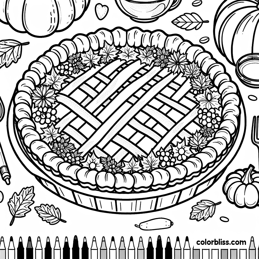 9 Thanksgiving Coloring Pages | ColorBliss