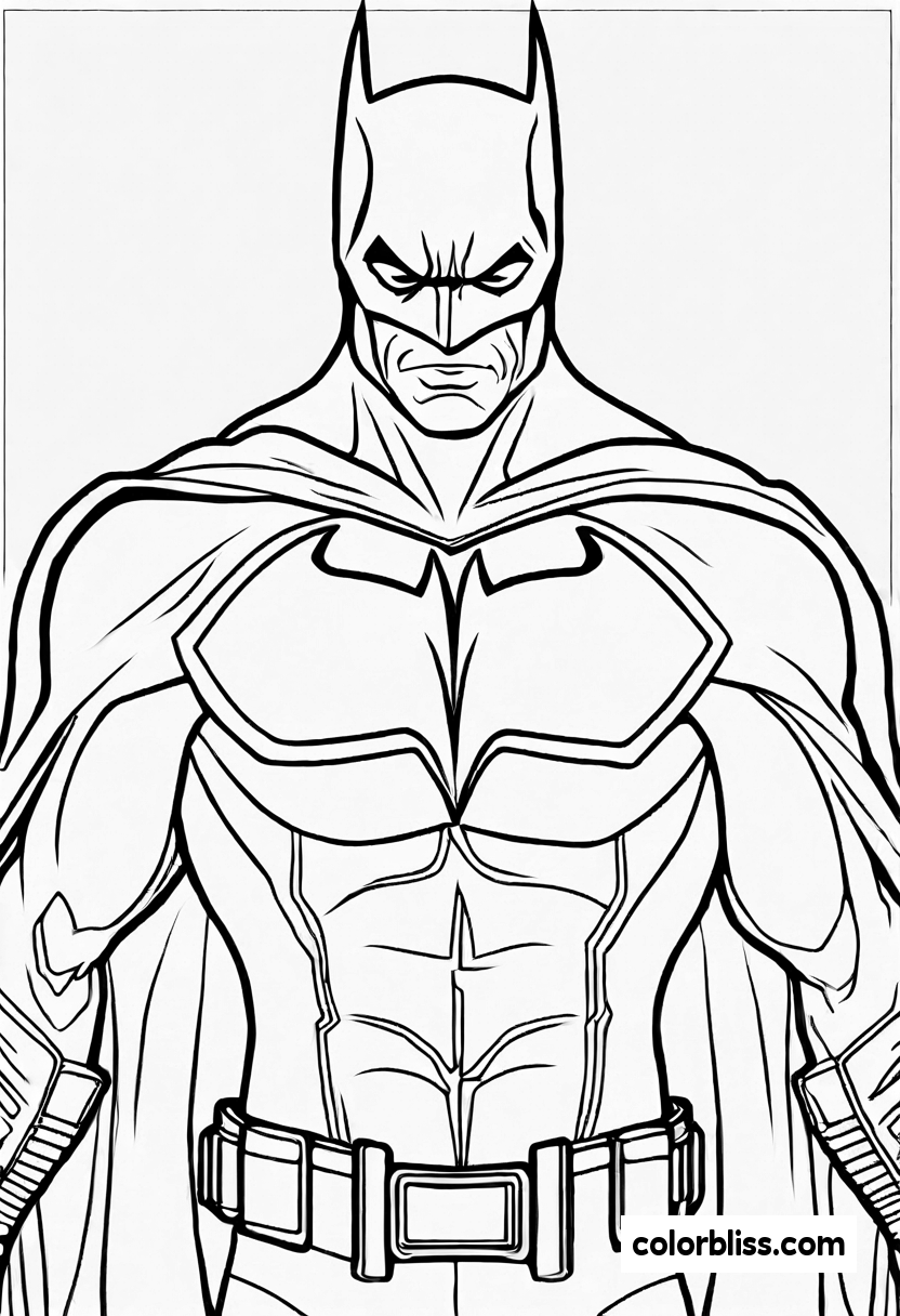 1 Batman Coloring Pages | ColorBliss