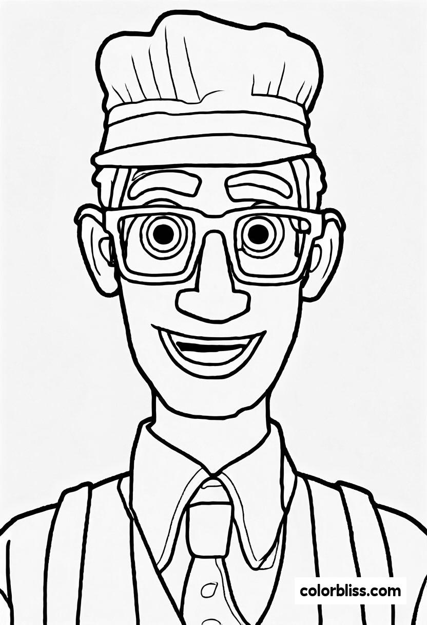 1 Blippi Coloring Pages ColorBliss - Blippi 