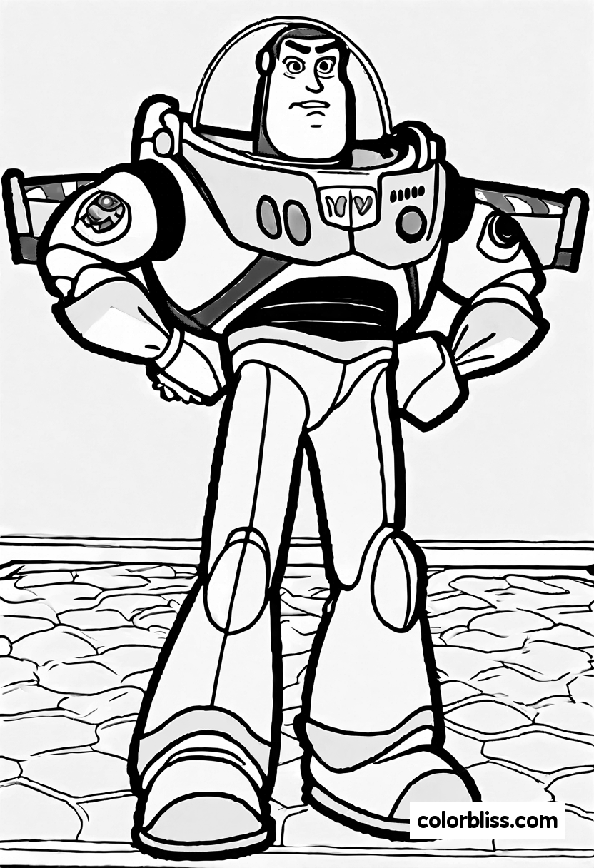 6 Buzz Lightyear Coloring Pages | ColorBliss