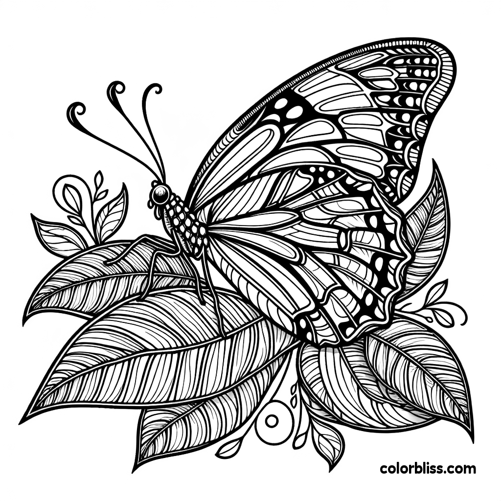 11 Butterfly Coloring Pages | ColorBliss