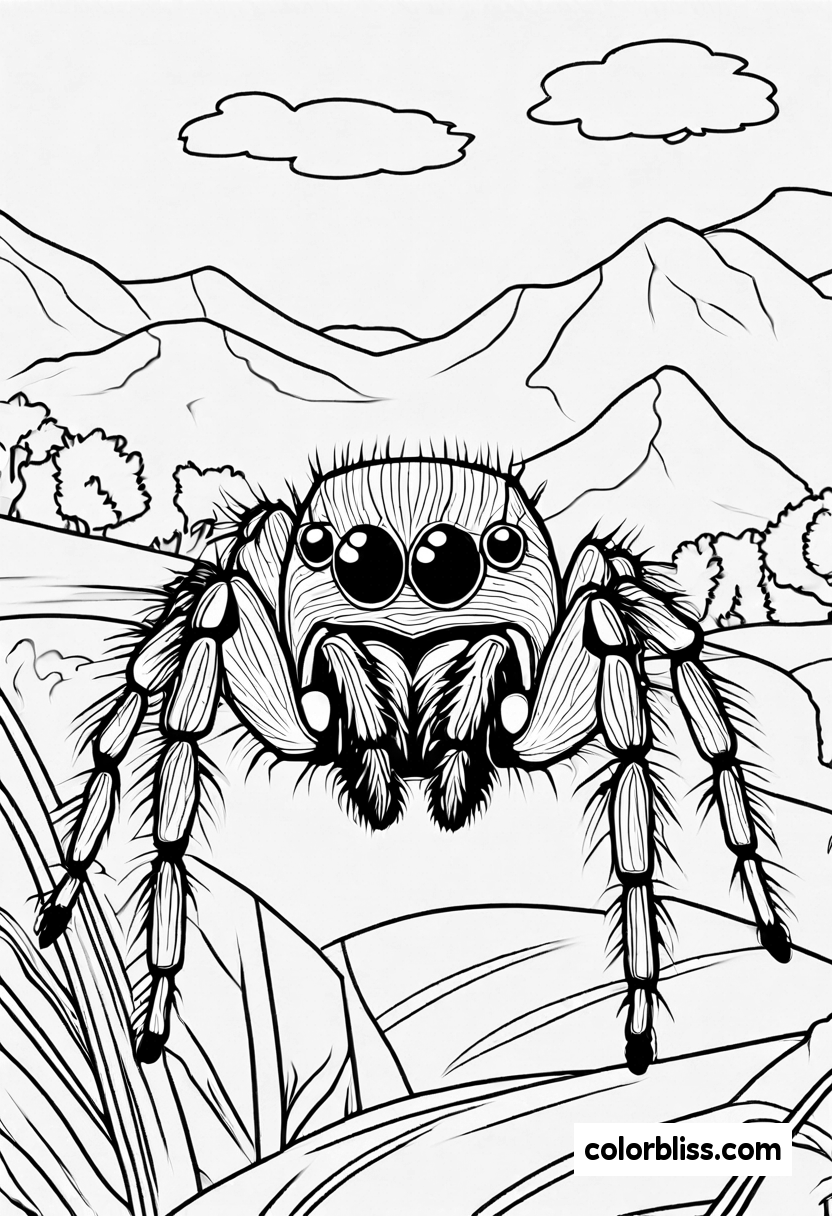 46 Spider Coloring Pages | ColorBliss