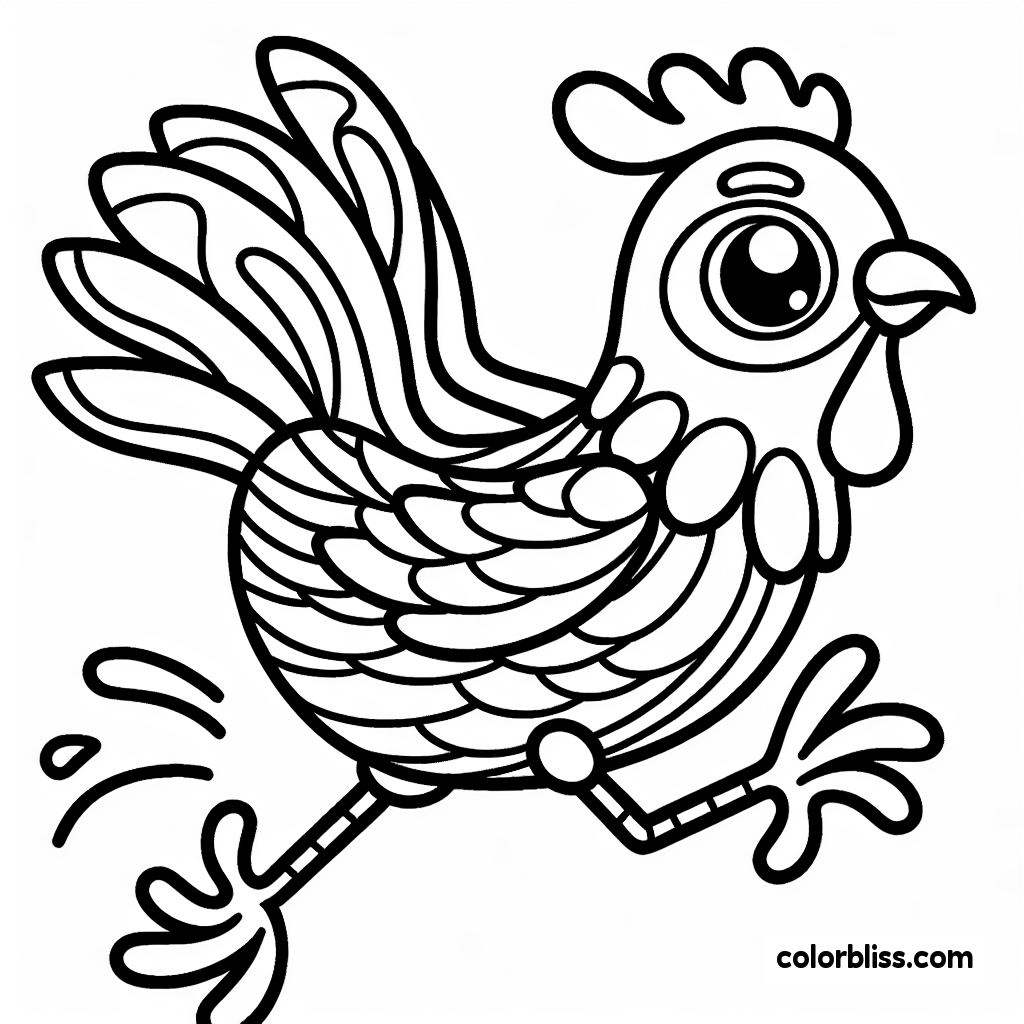 11 Chicken Coloring Pages ColorBliss