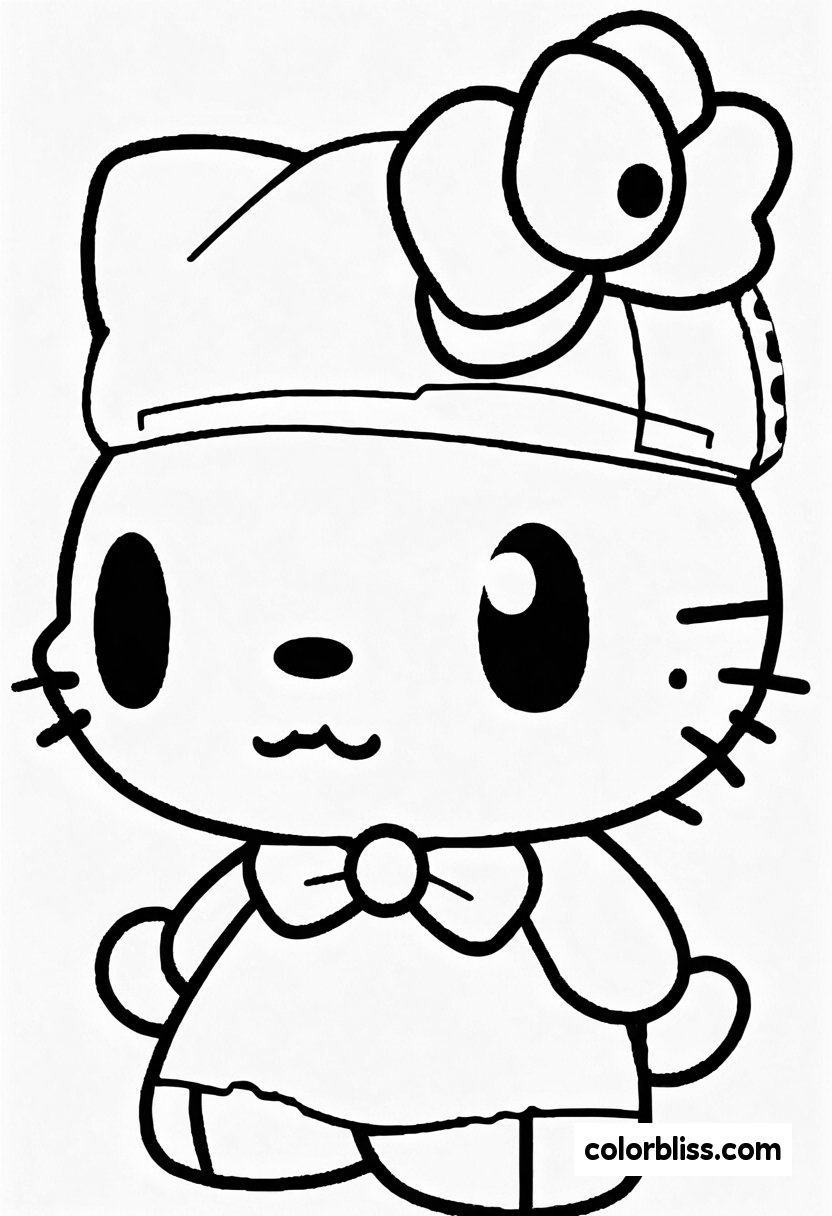 sanrio coloring pages