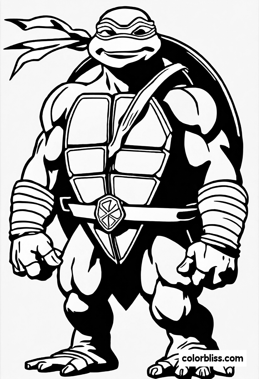 1 Teenage Mutant Ninja Turtles Coloring Pages ColorBliss