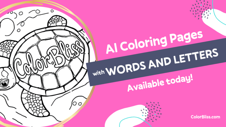 A coloring page of Changelog: Word Art