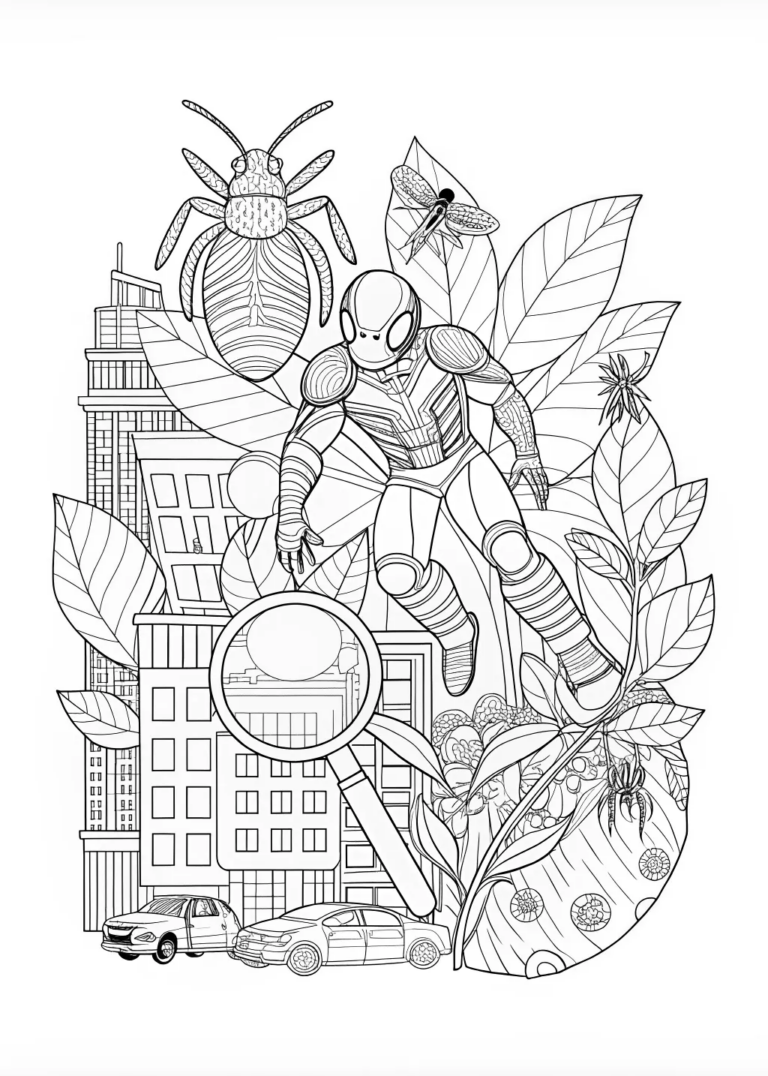 Ant-Man Coloring Adventure coloring pages