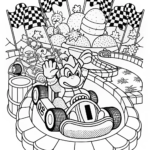 Bowser’s Fiery Roar Coloring Page