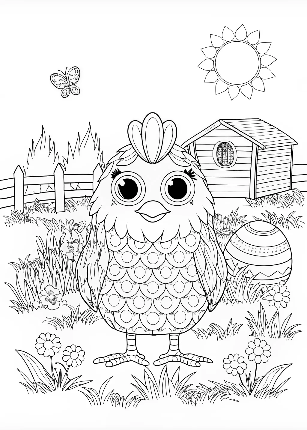 Rooster Coloring Adventure