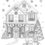 Raindrop Strings Coloring Page