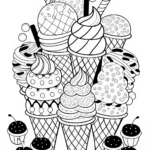 Ice Cream Scoop Pattern