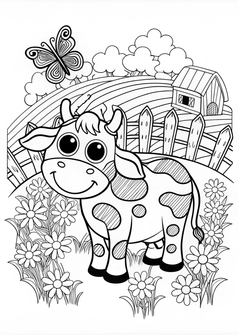 Majestic Bull Coloring Page coloring pages