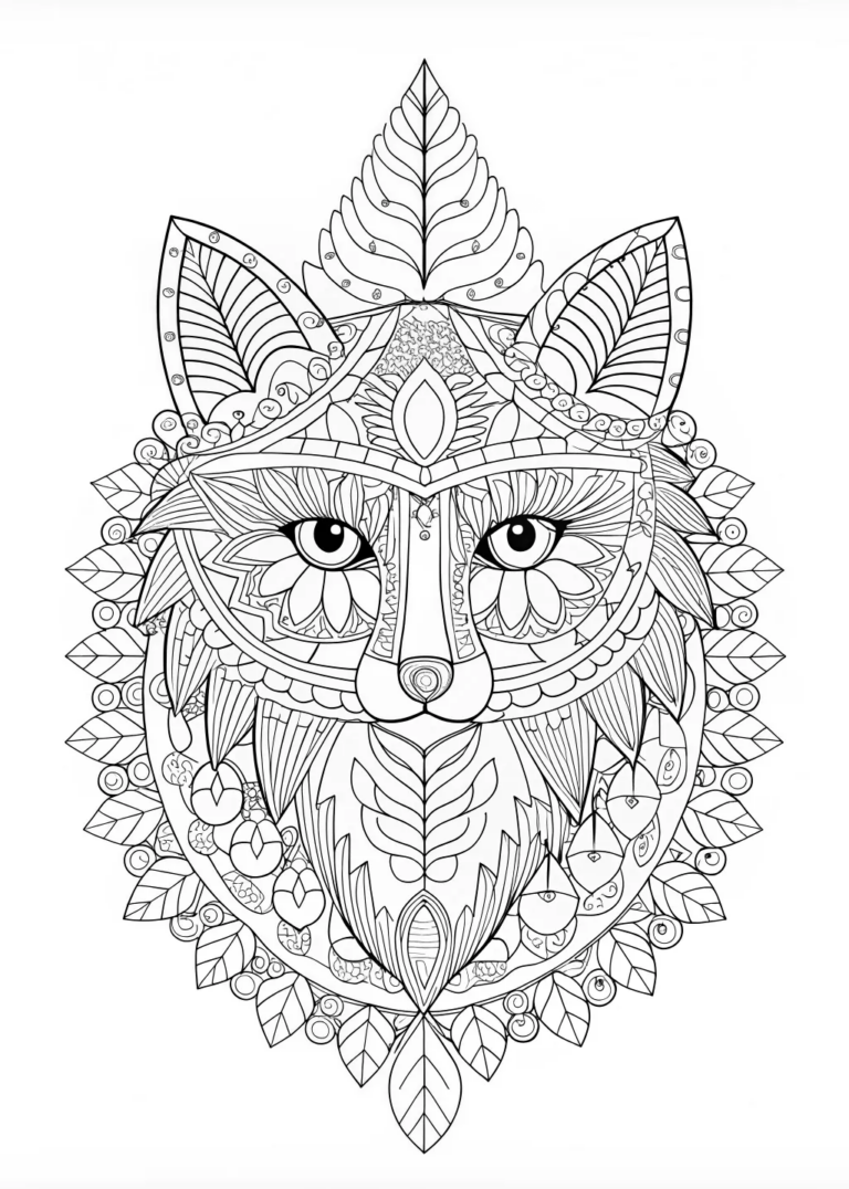 A coloring page of Mythical Capricorn Coloring Page