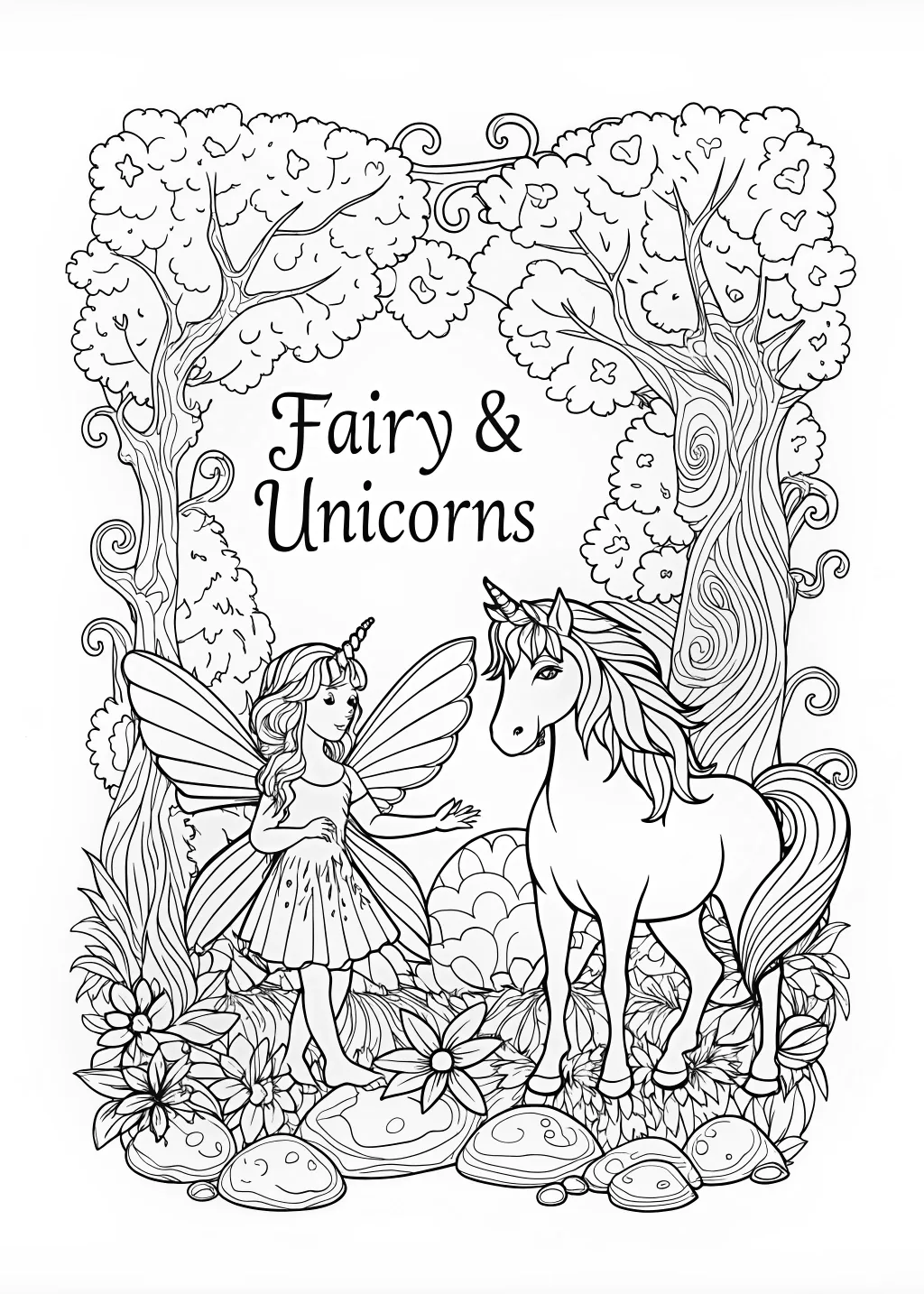 Fairy and Unicorn&#8217;s Magical Encounter