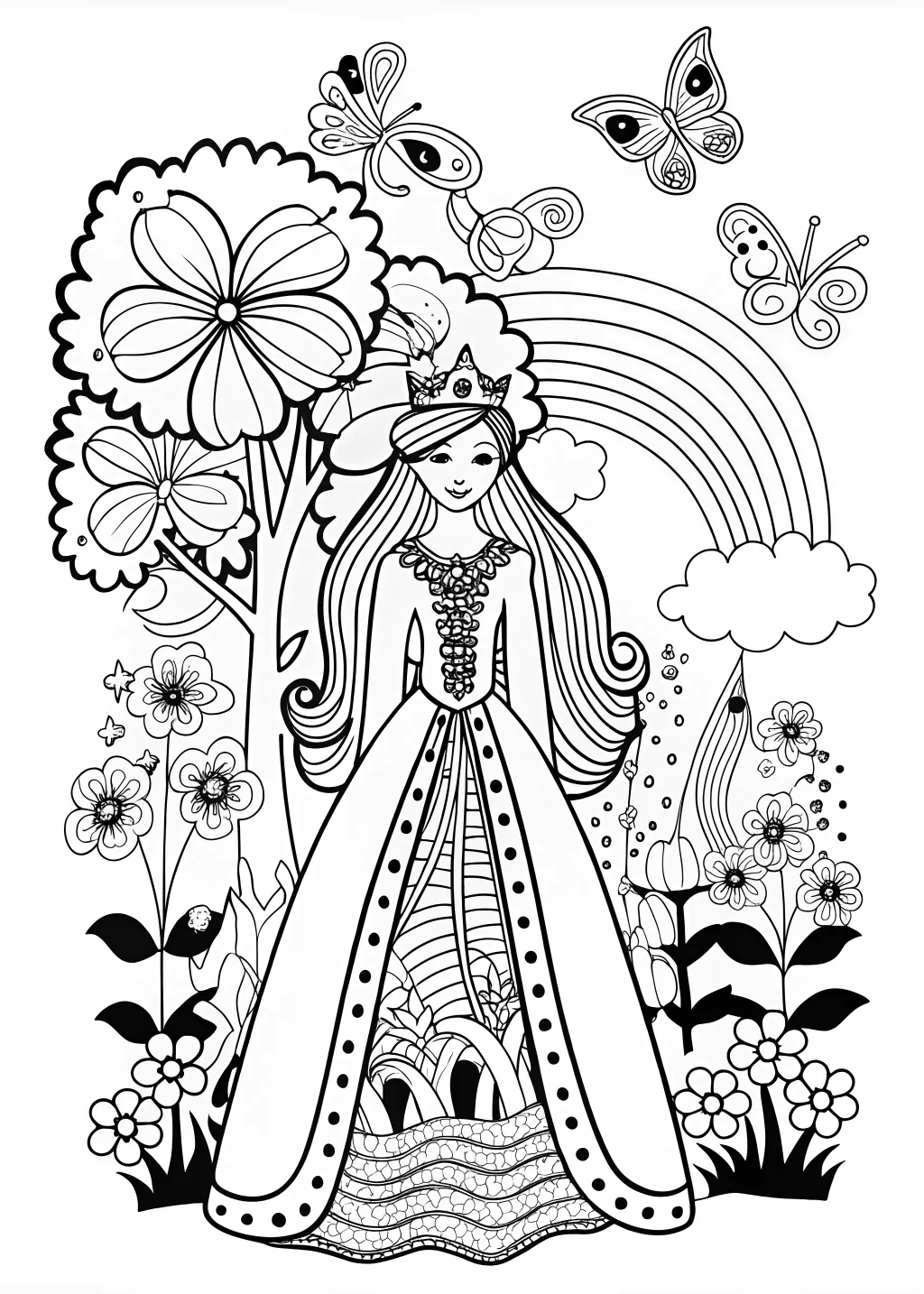 Fairy Princess Coloring Adventure