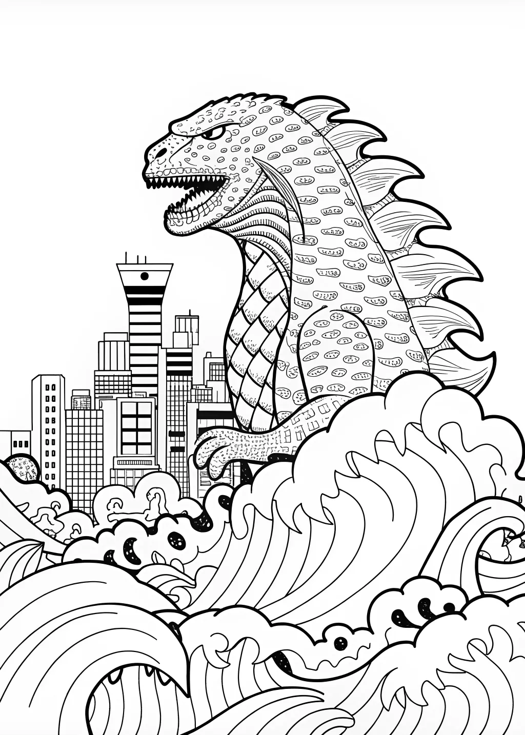 Godzilla Coloring Adventure