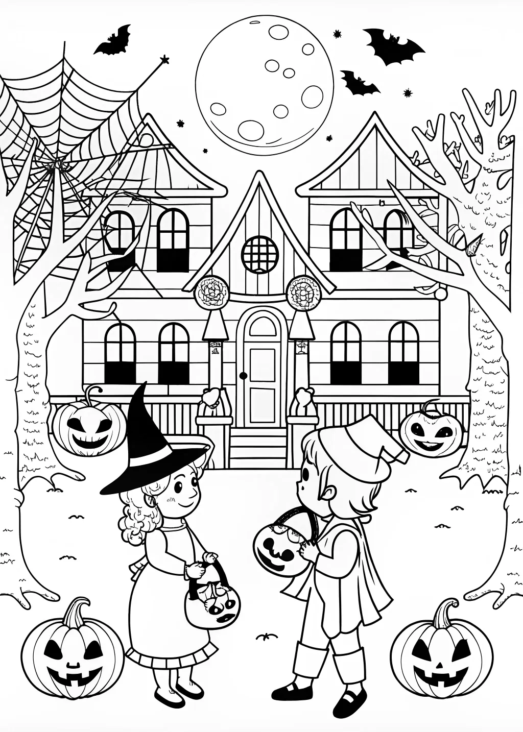 halloween coloring pages