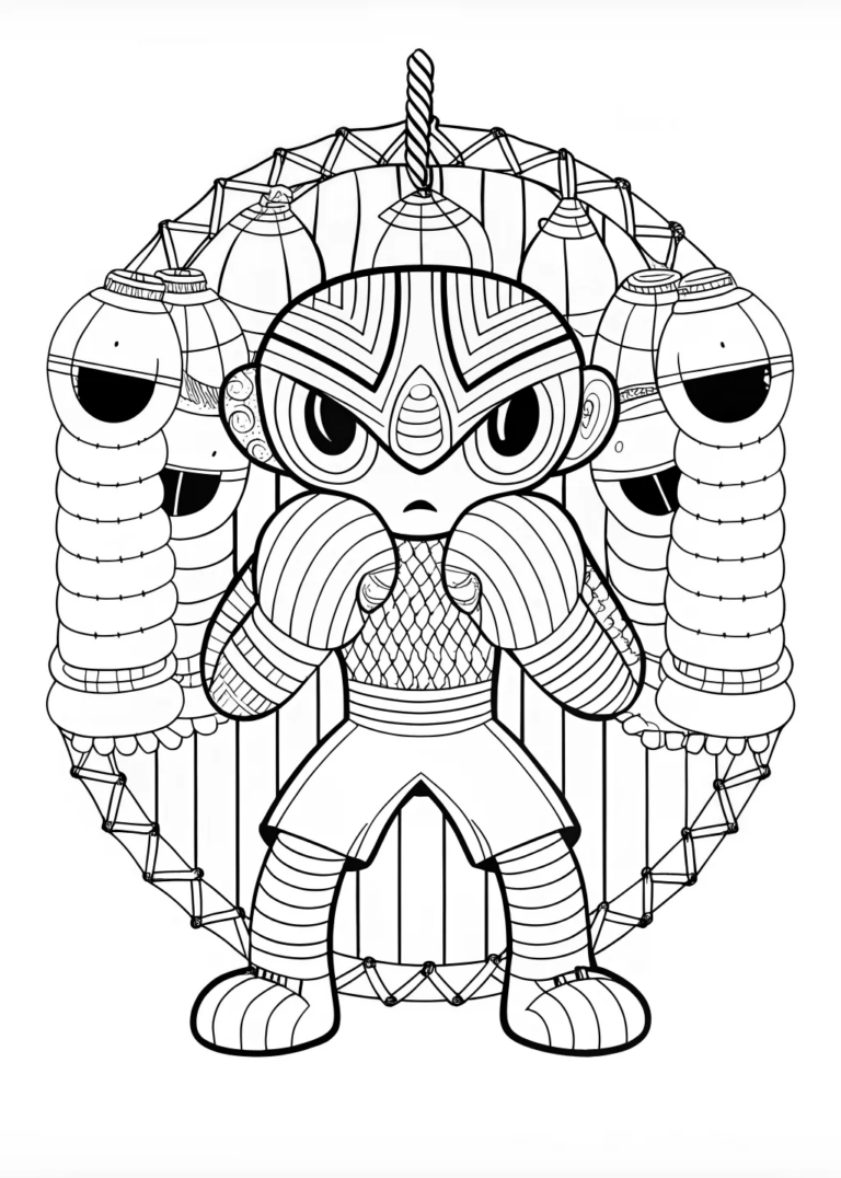 Ben 10 - Spidermonkey in the Jungle Adventure Coloring Page