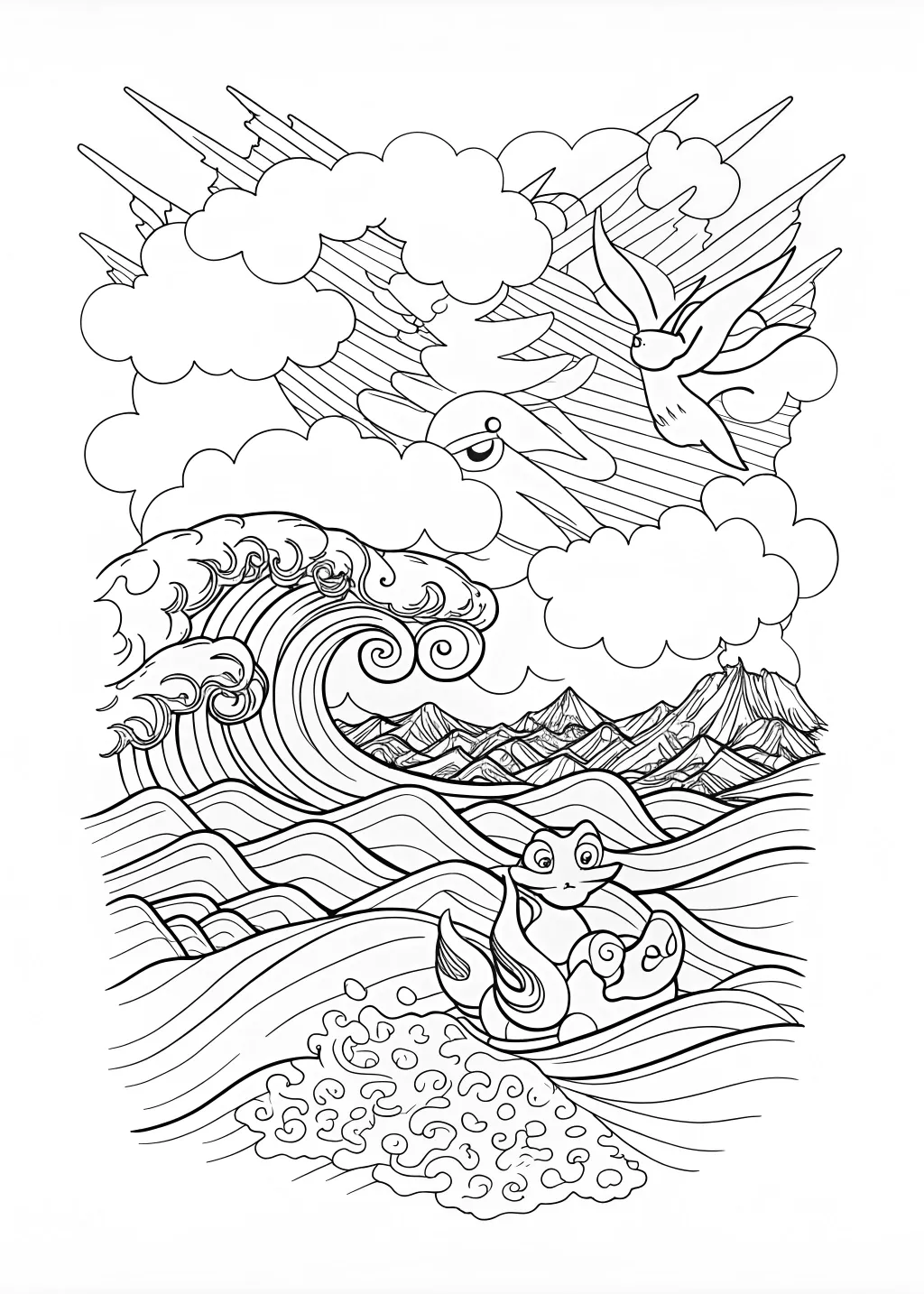 legendary pokemon coloring pages