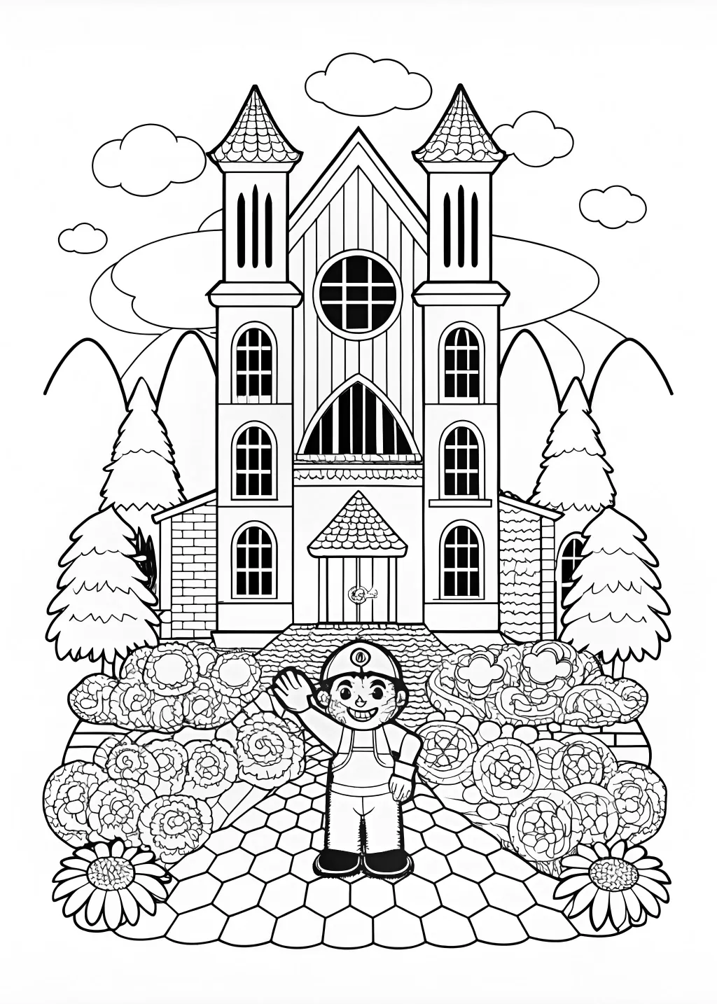 mario coloring pages