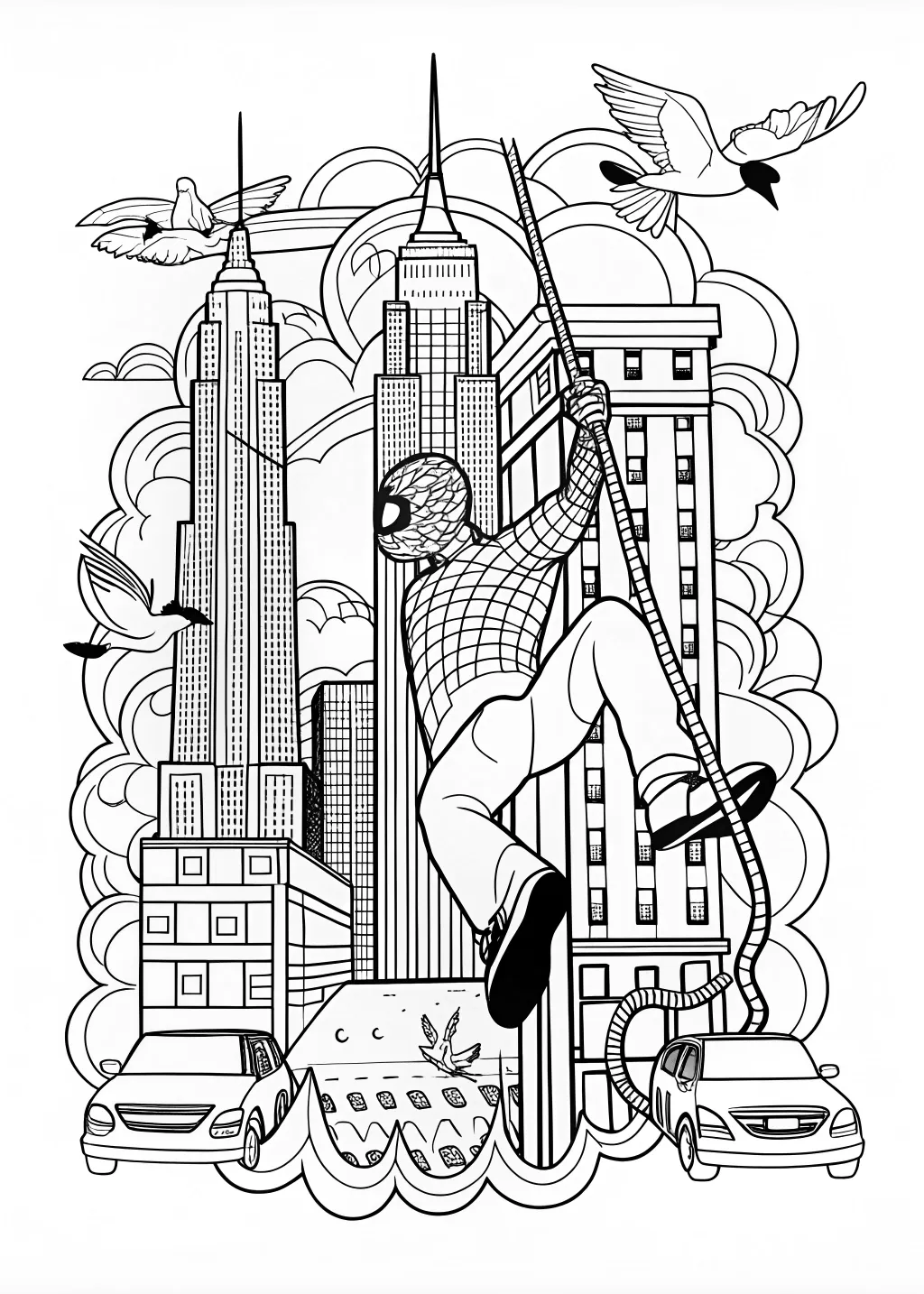 miles morales coloring pages