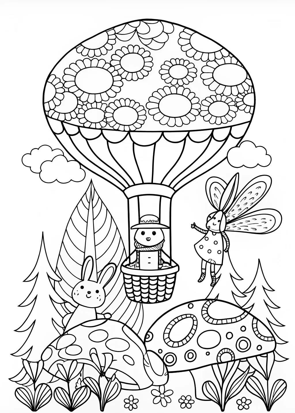 Mushroom Balloon Ride