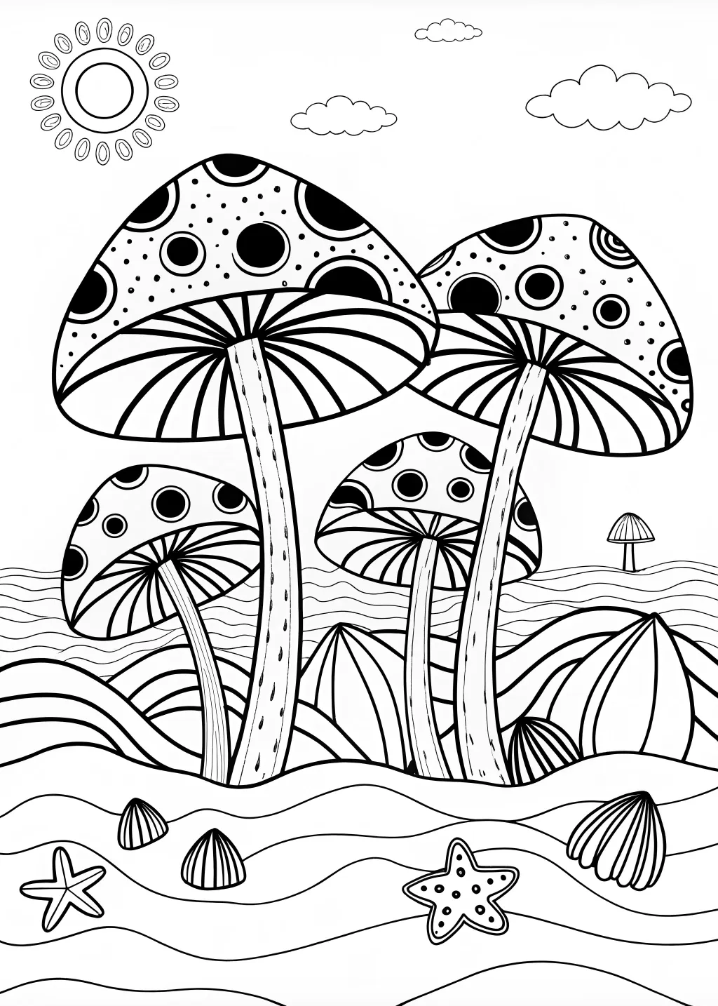 Mushrooms at the Beach