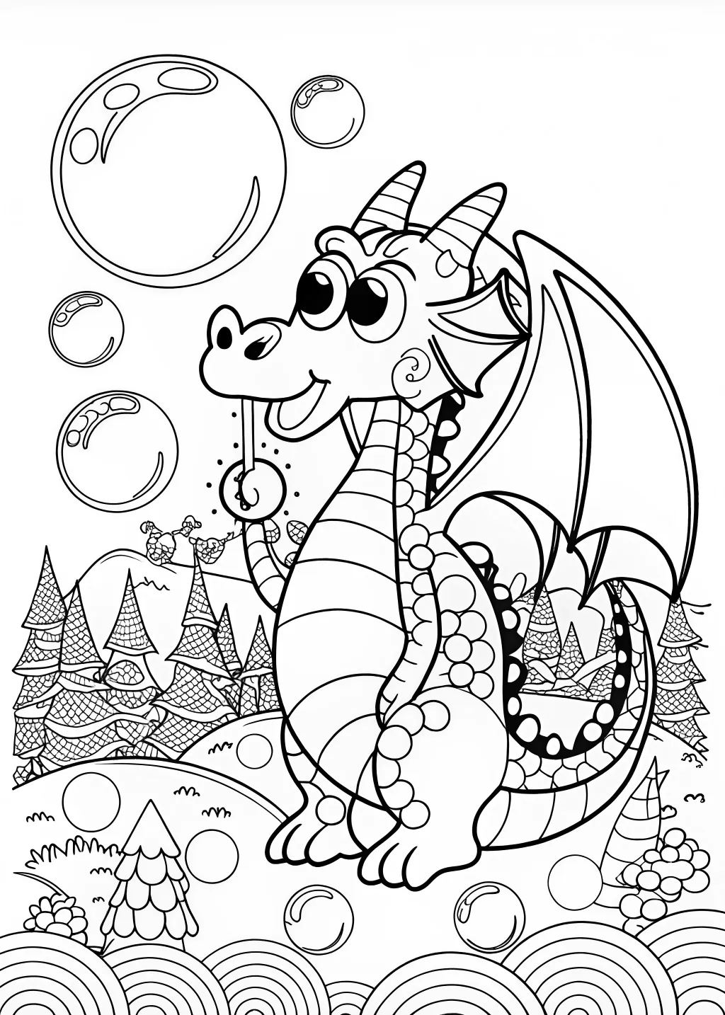 Draco the Dragon&#8217;s Bubble Adventure