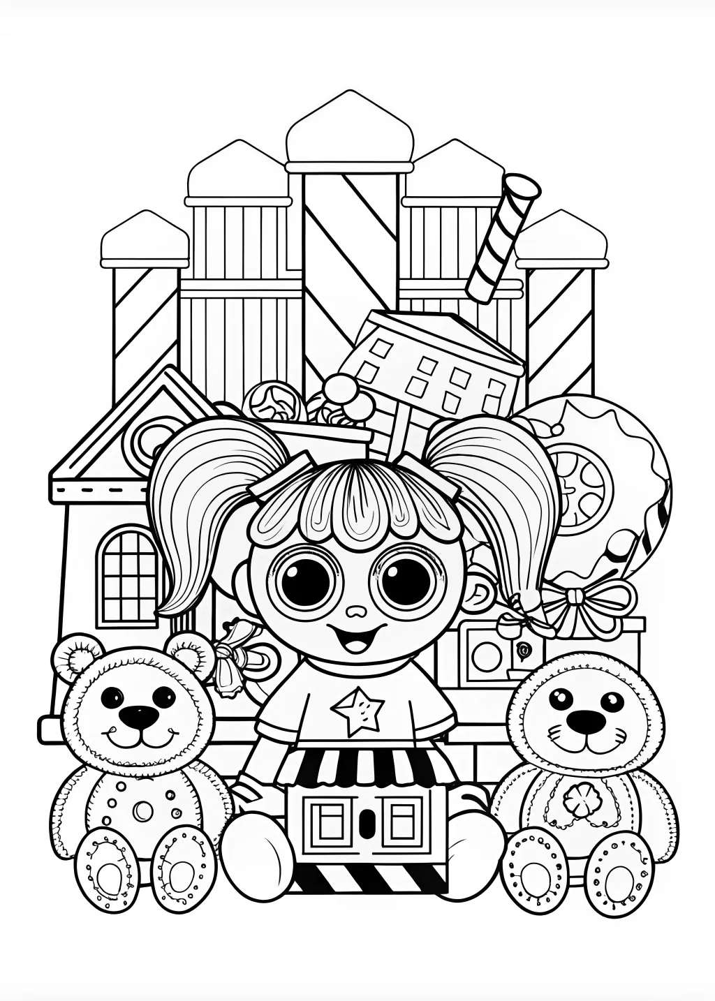 poppy playtime coloring pages