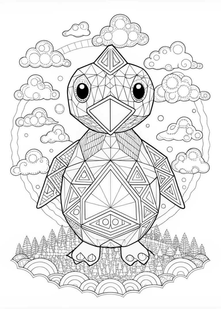 Birdie Adventure Coloring Page coloring pages