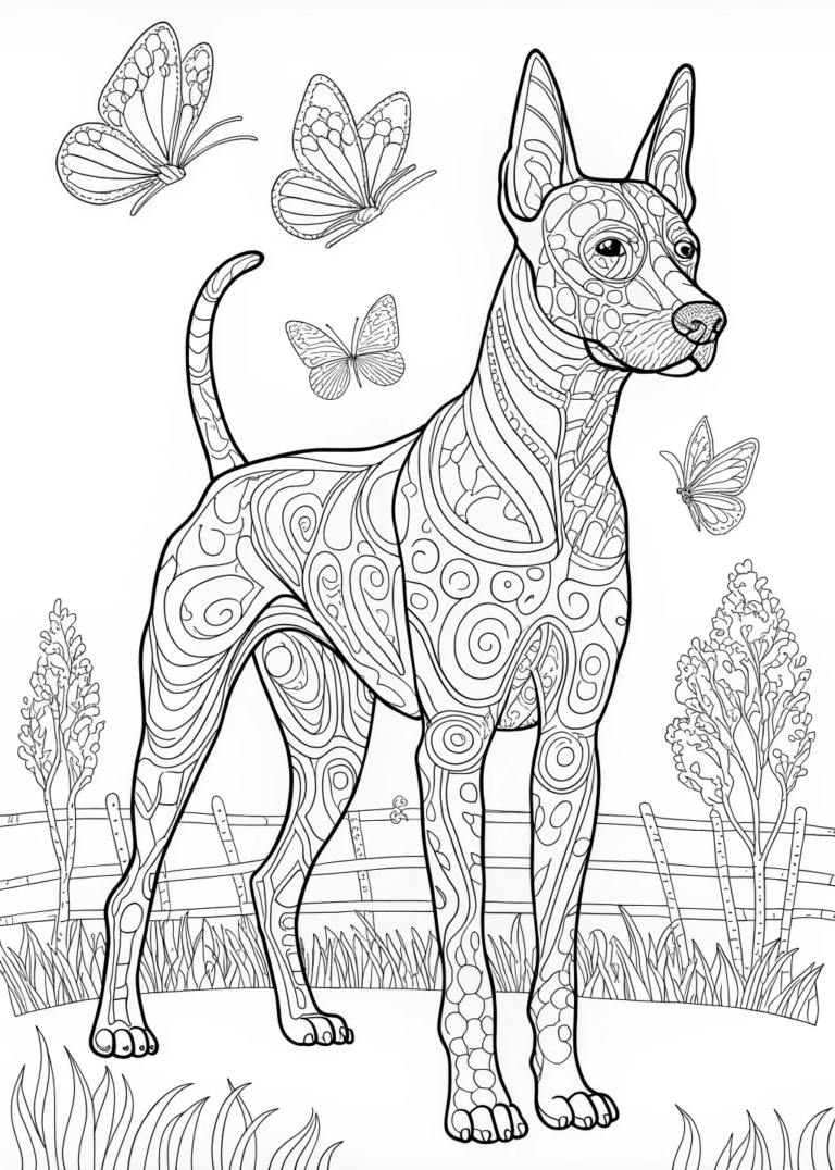 Rhodesian Ridgeback coloring pages