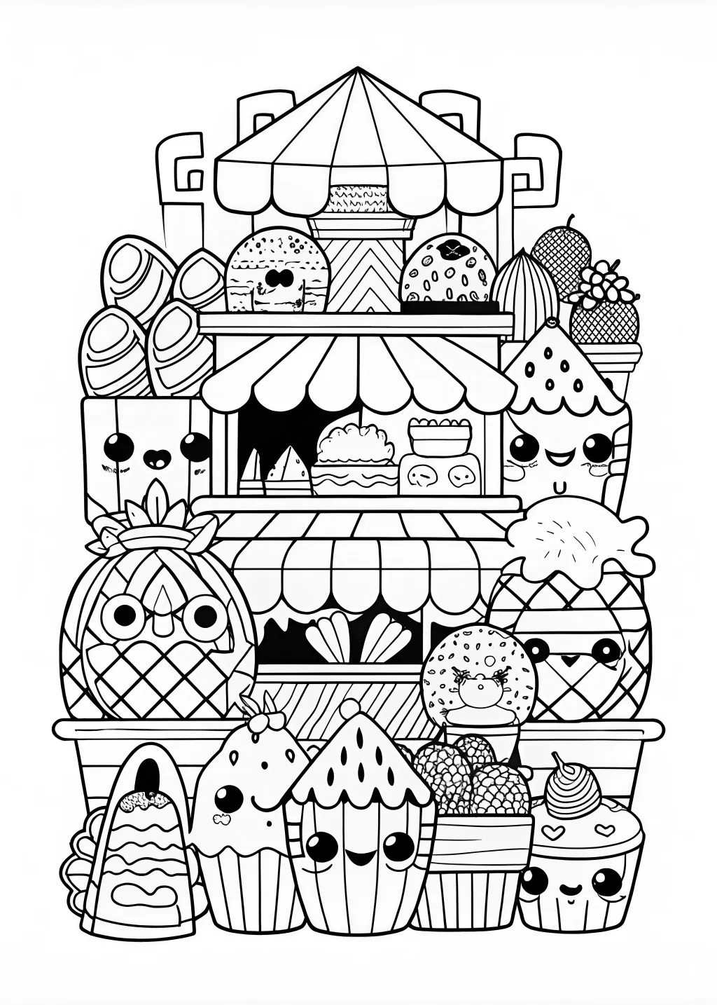 shopkins coloring pages