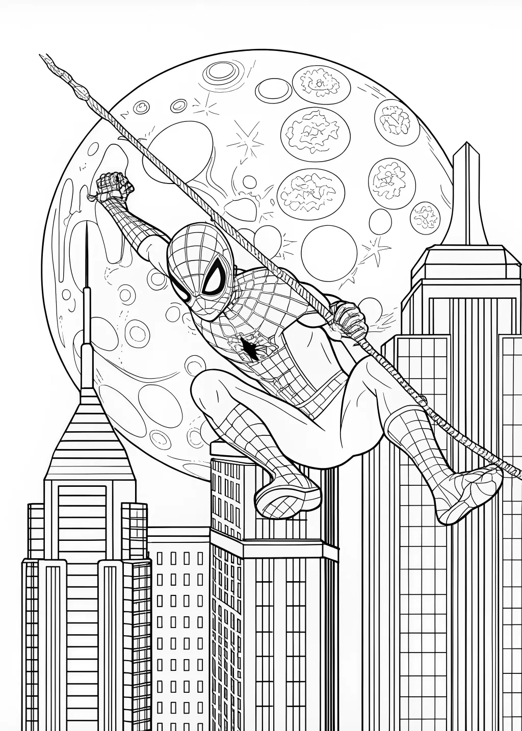 spiderman coloring pages