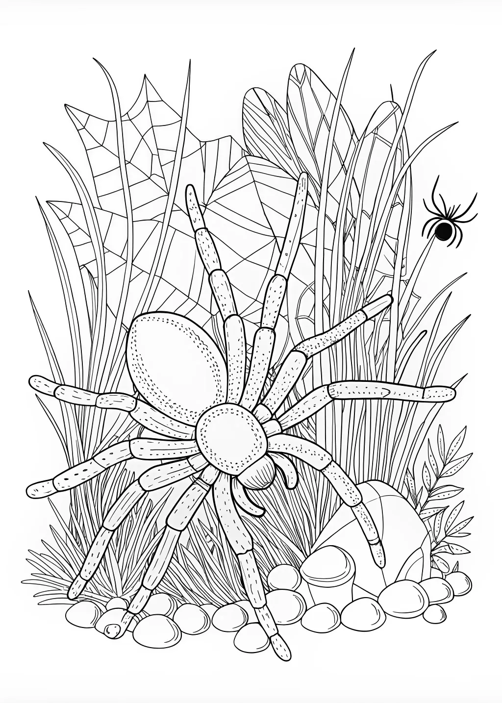 spider coloring pages