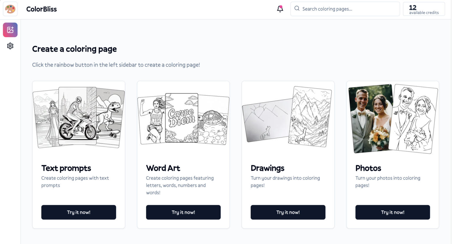 How to make a coloring page