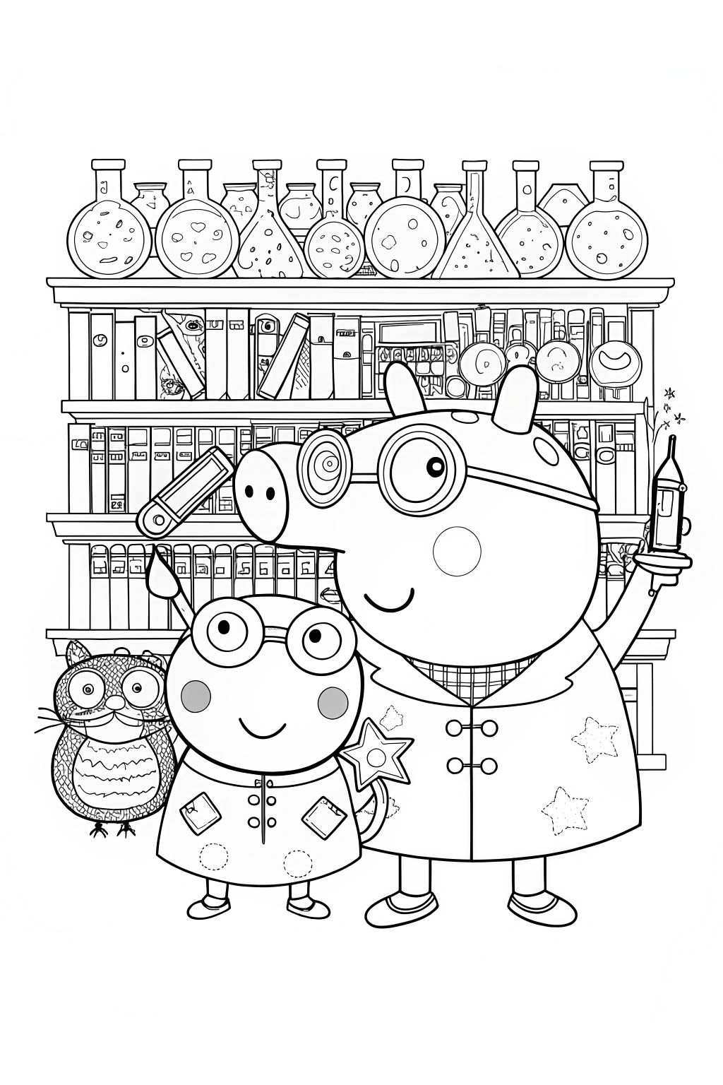 peppa pig coloring pages