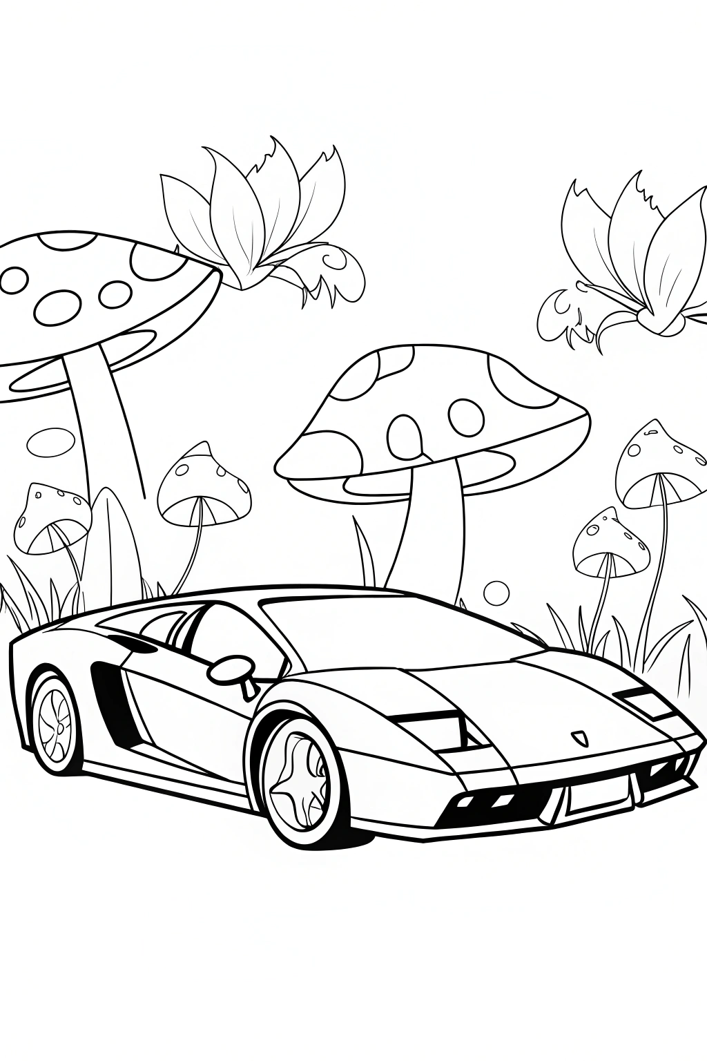 lamborghini coloring pages