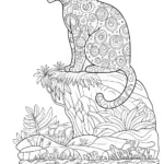 The Jungle Guardian Coloring Page
