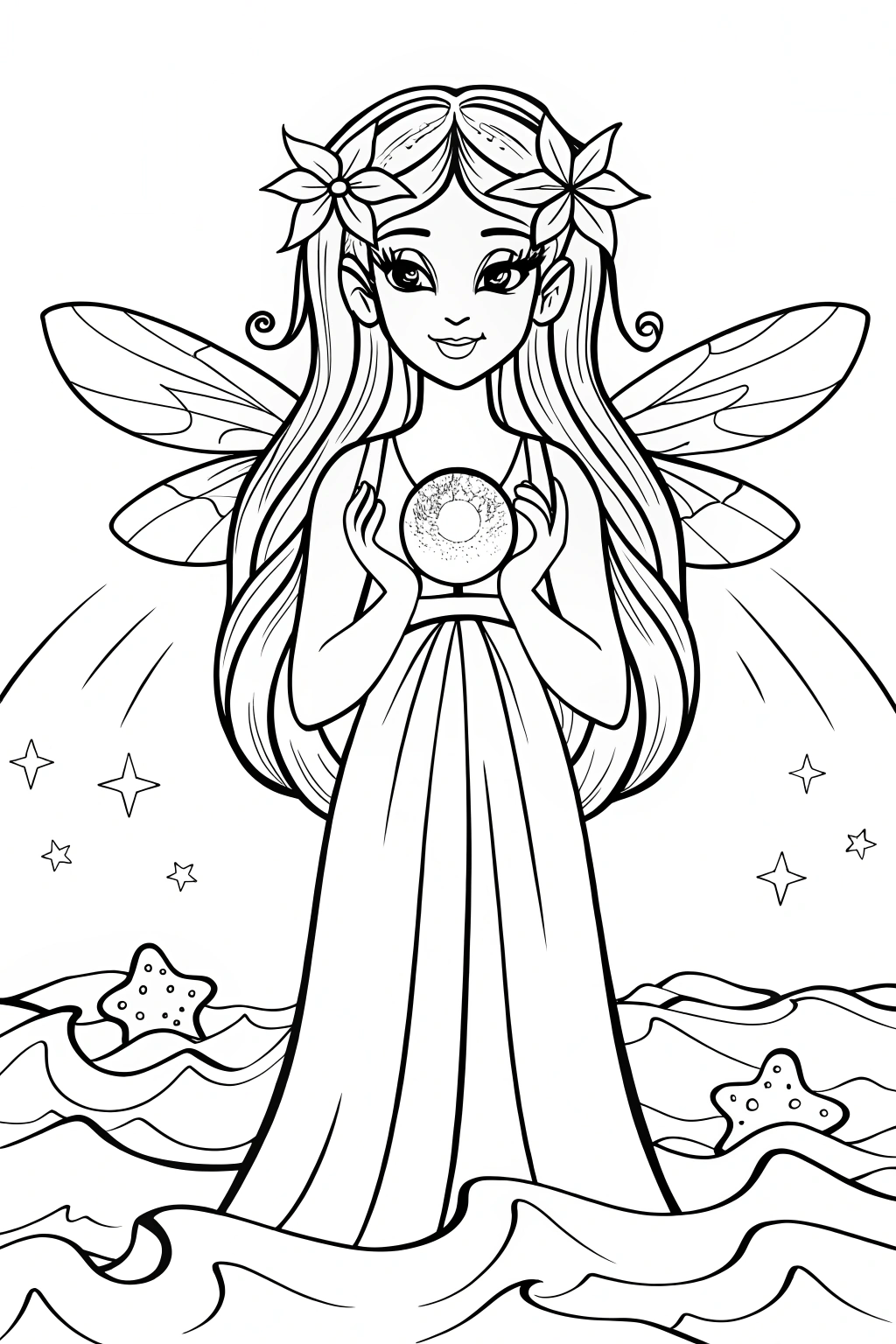 fairy coloring pages