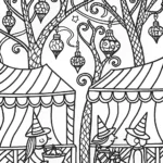 Charming Champion’s Marketplace Coloring Page